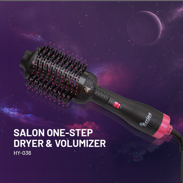 Berina Professional Salon One-Step Dryer and Volumizer HY-036 Dries and Styles Hair in One Step