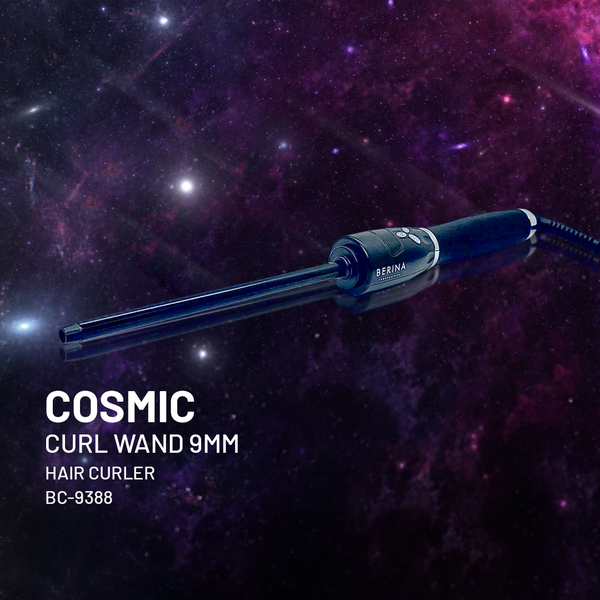 Berina Professional | Cosmic Curl Wand BC-9388 | Creates Defined Curls and Waves