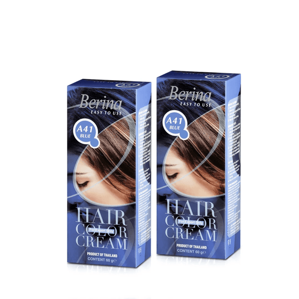 Berina Professional | Permanent Hair Color Cream | 60gm  Long Lasting Color (Pack of 2)